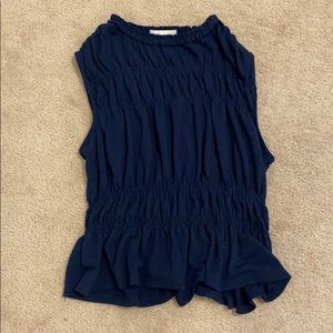 Eri and Ali peplum tank top